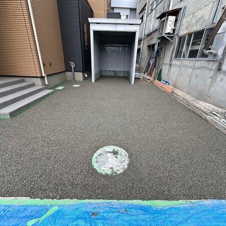 【MT802】「玄関前の駐車場・土間コン何にしよっかな？」 オコシコン®︎ をはじめいろんな製品を選べるようになりました